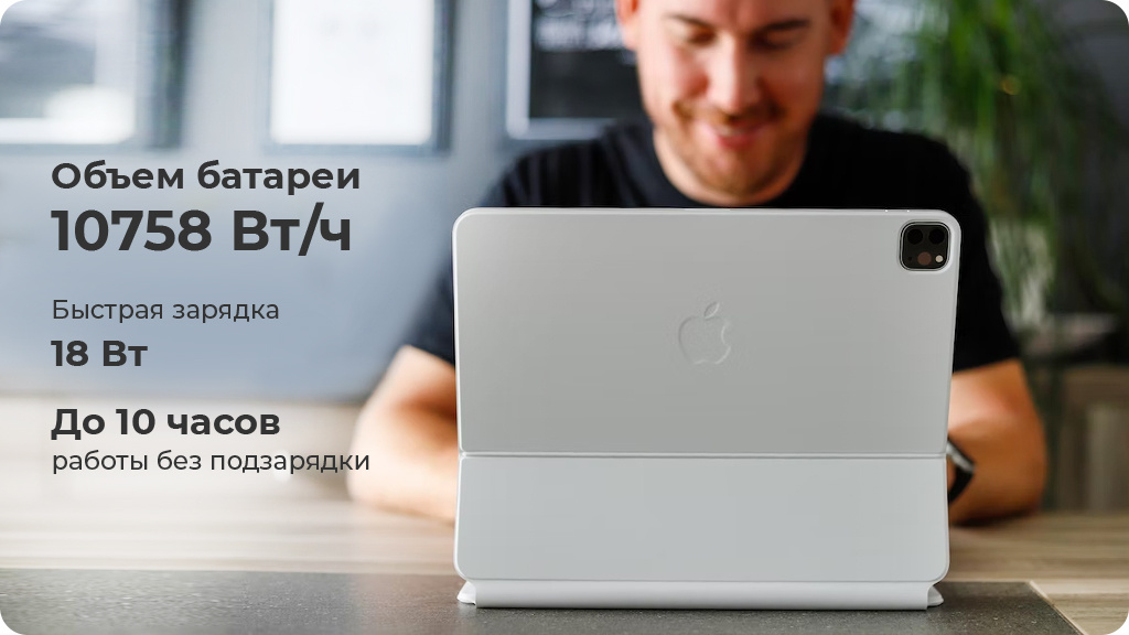 Apple iPad Pro 12.9 (2022) 256Gb Wi-Fi Серый космос