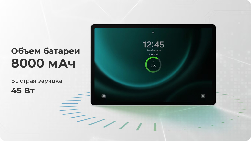 Планшет Samsung Galaxy Tab S9 FE 6 ГБ/128 ГБ,5G,зеленый