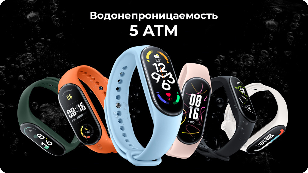 Фитнес-браслет Xiaomi Mi Band 7 Черный